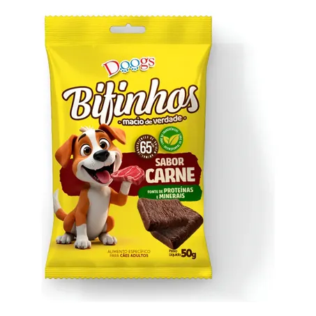Bifinho Caes Doogs 50g Carne