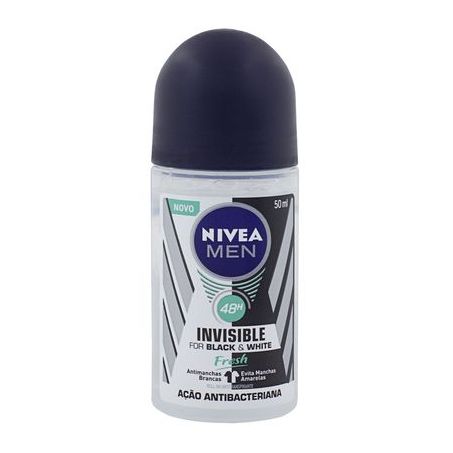 DESODORANTE NIVEA MEN INVISIBLE FRESH ROLL ON 50ML