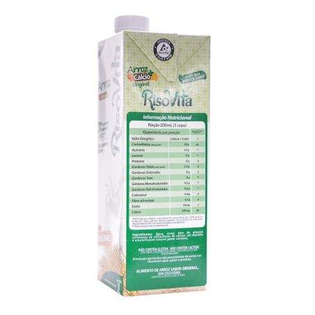Bebida de Arroz Risovita Original Caixa 1L 360-12