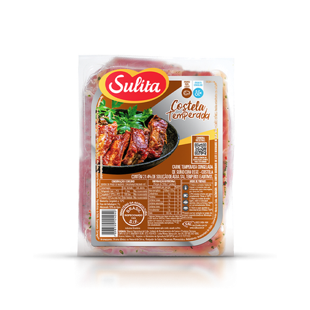 COSTELA SUINA SULITA KG MINGA TEMPERADA VACUO