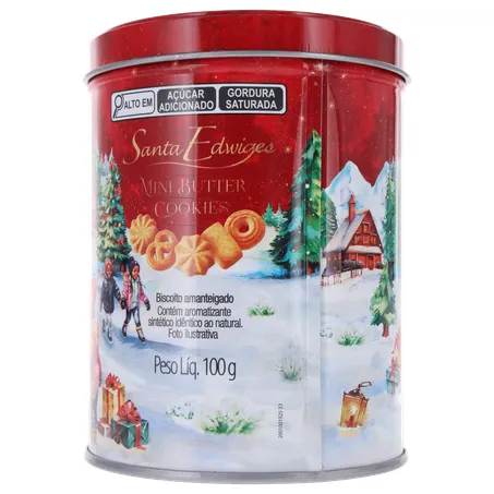 Biscoito s.edwiges cookies natal lt 100g 360-2