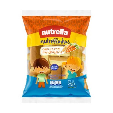 BISNAGUINHA NUTRELLA CENOU/MAND 300G