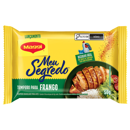 TEMPERO GRANULADO MAGGI MEU SEGREDO FRANGO 50G