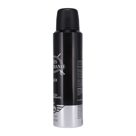 Desodorante black tres marchand aerossol 150ml 360-7