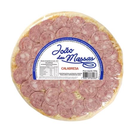 PIZZA CALABRESA JOAO DAS MASSAS 300G