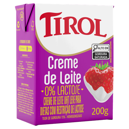 CREME LEITE Z/LACTOSE 200G T