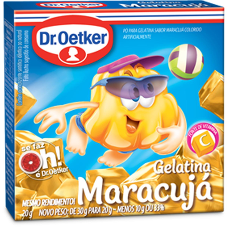 Gelatina Dr. Oetker 20g - Maracujá