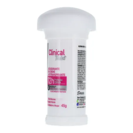 DESODORANTE EM CREME HERBÍSSIMO TWIST CLINICAL ROSA PROTEÇÃO INTENSA STICK 45G 360-6