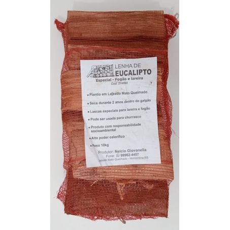 Lenha giovanella eucalipto 10kg