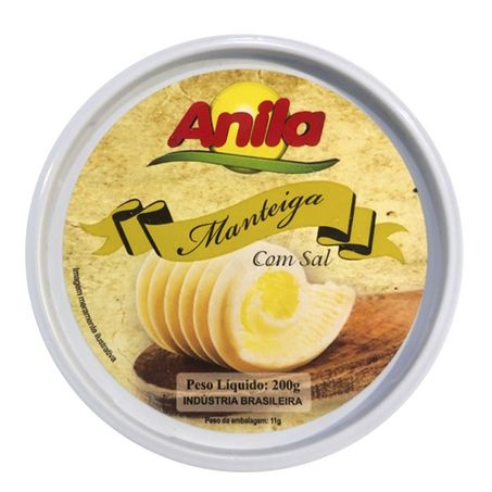 Manteiga Anila 200g Pote C/Sal