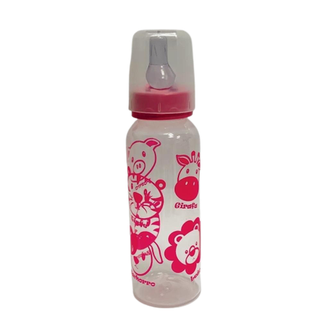 Mamadeira amplas rosa pvc 240ml