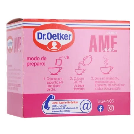 CHÁ DR. OETKER AME MAIS C/10 UNIDADES 360-16
