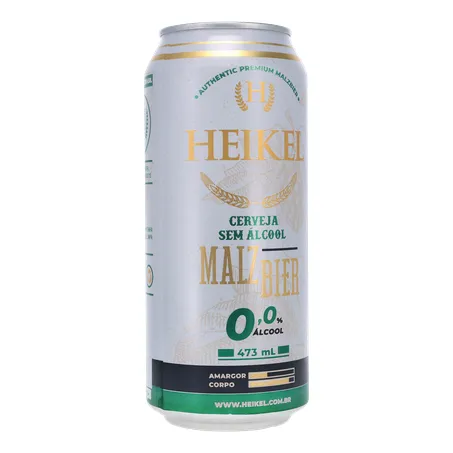 Cerv heikel malzbier s/alcool latao 473ml 360-34