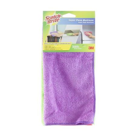 Pano de chao scotch brite sortidos c/3