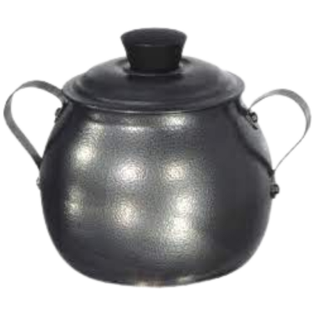 Belmar acucareiro bojudo preto 300g