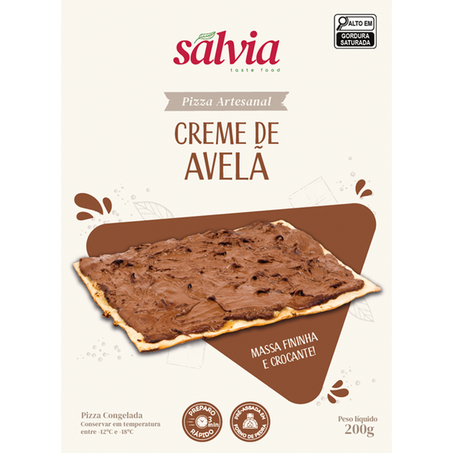 PIZZA SÁLVIA CREME DE AVELÃ 200G