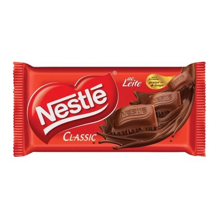 Chocolate barra nestle classic ao leite 150g