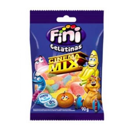 Bala Gelatina Cinema Mix Fini Pacote 90G
