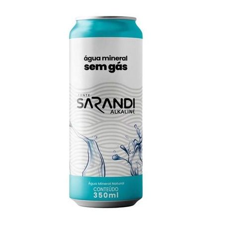 AGUA MINERAL SARANDI SEM GAS LATA 350ml