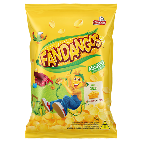 Salgadinho de milho assado queijo elma c