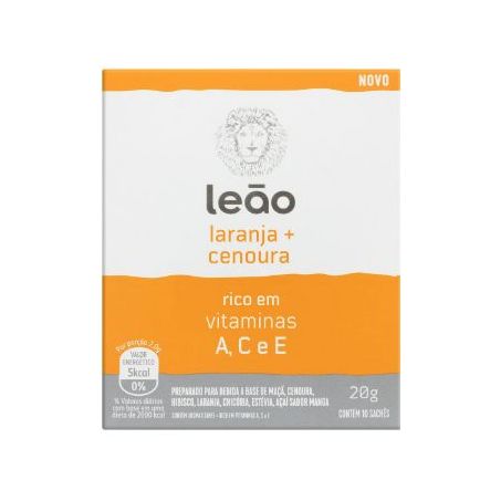 Cha Leao 10 Saq.28g Vitaminico Laranja