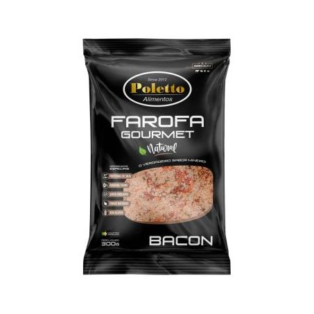 FAROFA GOURMET POLETTO BACON 300G