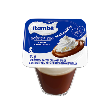 Sobremesa Itambé Chocolate c/Chantilly 90g