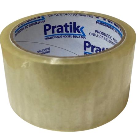 Fita adesiva larga 48mmx45m transparente pratik