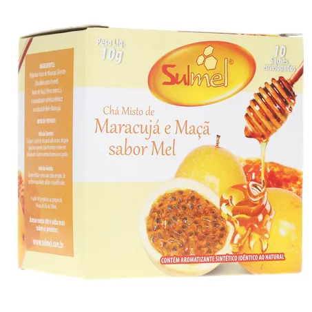 Cha sulmel maracuja maca mel 10g 360-15