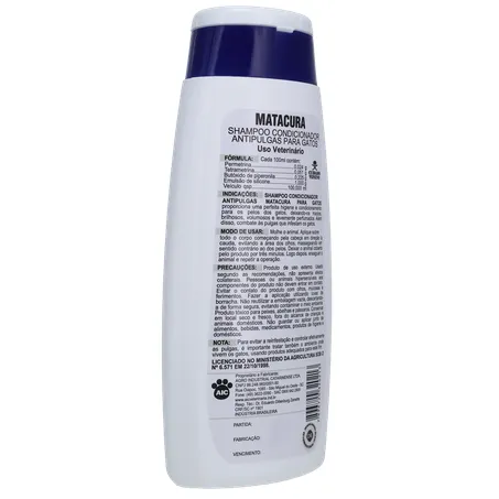 SHAMPOO+CONDICIONADOR ANTIPULGAS MATACURA 200ML 360-14