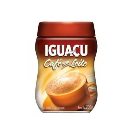 CAFE C/LEITE IGUACU LATA 200 G                    