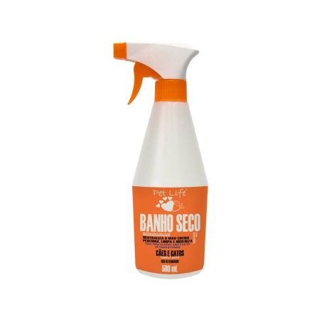 Banho seco pet life c/pulverizador 540ml