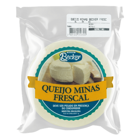 Queijo minas frescal becker kg