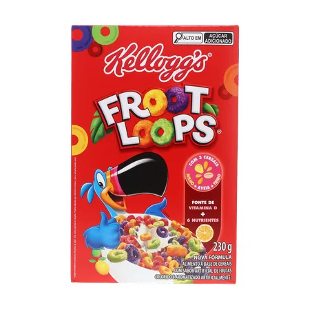 Cereal Matinal Kelloggs Froot Loops 230g 360-0