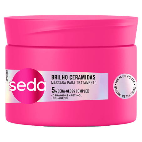 Máscara de tratamento seda brilho ceramidas 300g