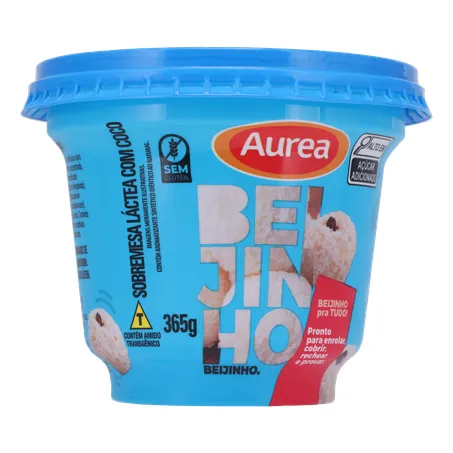 Sobremesa beijinho aurea pote 365g 360-34