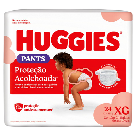 Fralda Huggies Roupinha Mega Tam. XG - Com 24 Fraldas