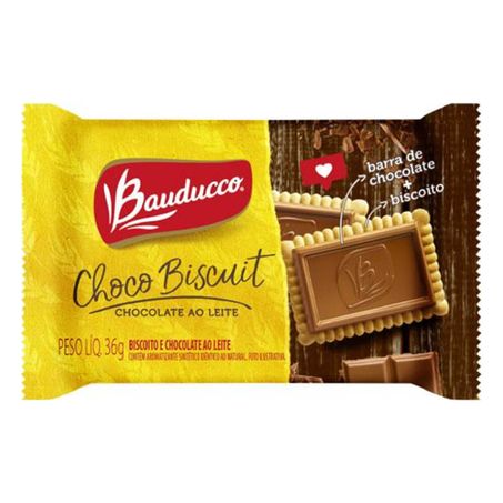 Biscoito bauducco chocobiscuit 36g