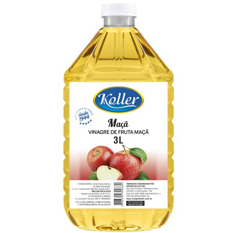 Vinagre koller 3l de fruta maça