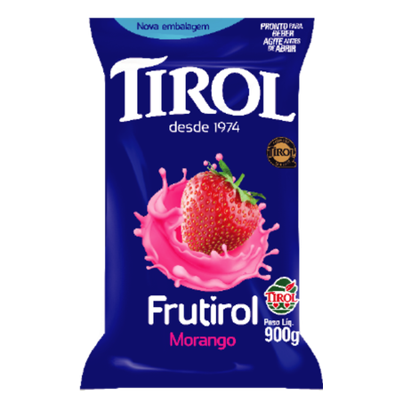 Bebida lactea tirol morango 900g