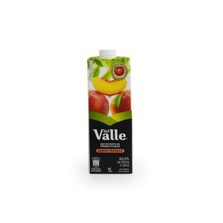 Suco Pronto Del Valle Mais Néctar de Pêssego Caixa 1LT