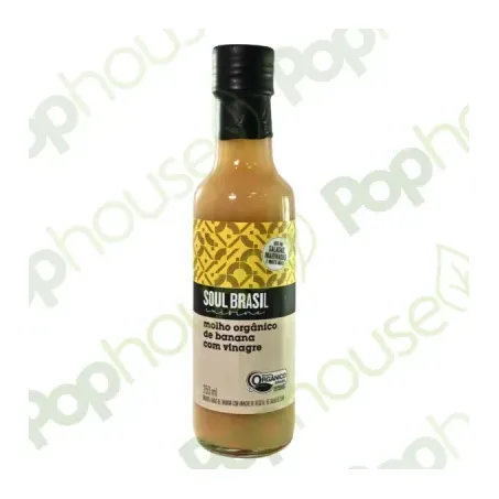 MOLHO ORG DE BANANA E VINAGRE 250ML - SOULBRASIL