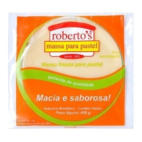 Massa Pastel Roberto 400g Redonda