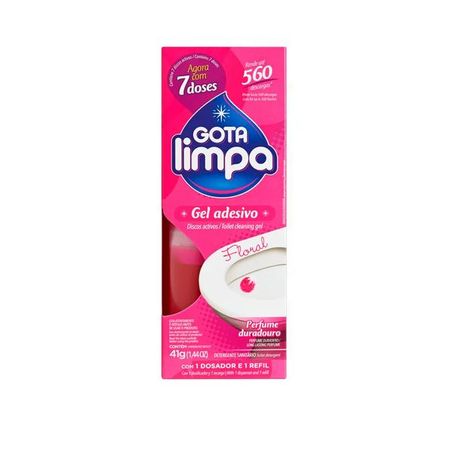 DESINFETANTE GOTA LIMPA GEL ADESIVO FLORAL 41G