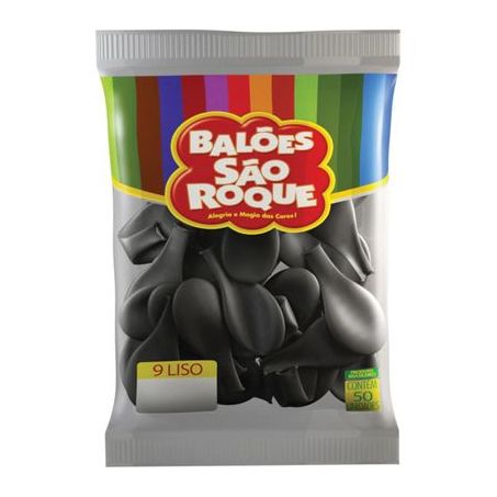 BALAO LISO SAO ROQUE 9 IMPERIAL PRETO EBANO C/50  