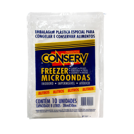 SACO FREEZER CONSERV 8 L C/10 UN