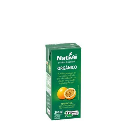 SUCO ORG NATIVE MARACUJA 200ML