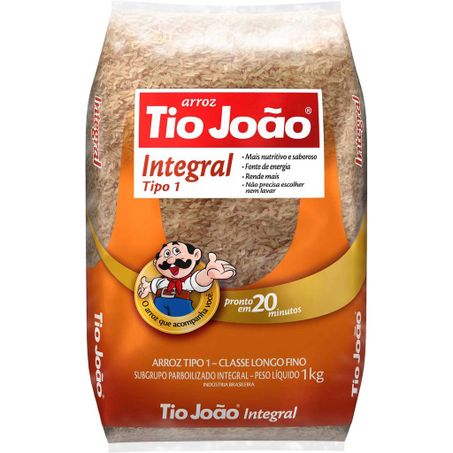 Arroz integral tio joao 1kg