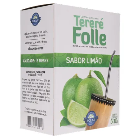 Erva tererê folle limão 500g 360-32