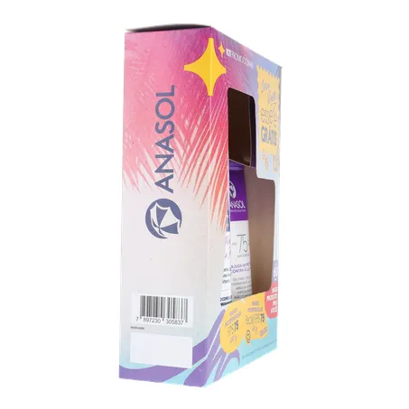KIT PROTETOR SOLAR ANASOL FPS 75 200G + GRÁTIS PROTETOR SOLAR FACIAL FPS 75 60G 360-29